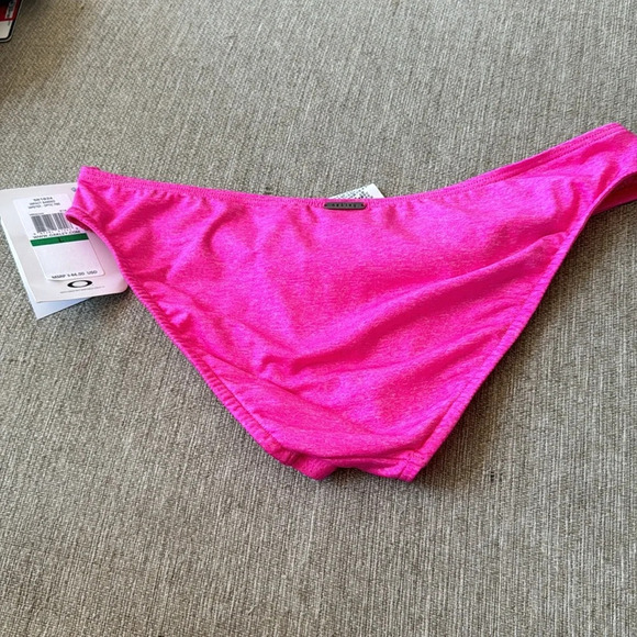 Oakley impact banded hipster hibiscus size large pink bikini bottom NWT - Picture 2 of 11